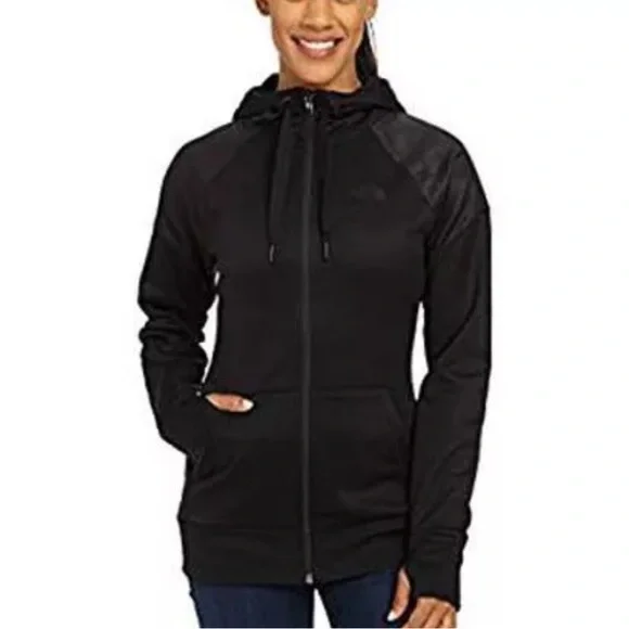 The North Face Women’s Suprema Full Zip Hooded Jacket Size Medium Black NWOT - Picture 1 of 13